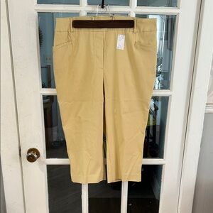 P 27.  Yellow Cropped Pants